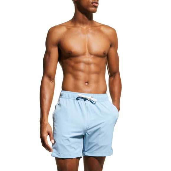 Onia Land to Water Stretch Short - Blue - XL - Picture 3 of 7
